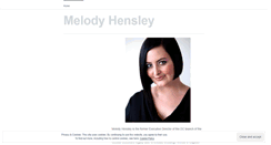 Desktop Screenshot of melodyhensley.com